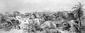 Freetown, Sierra Leone (gravure) door English School